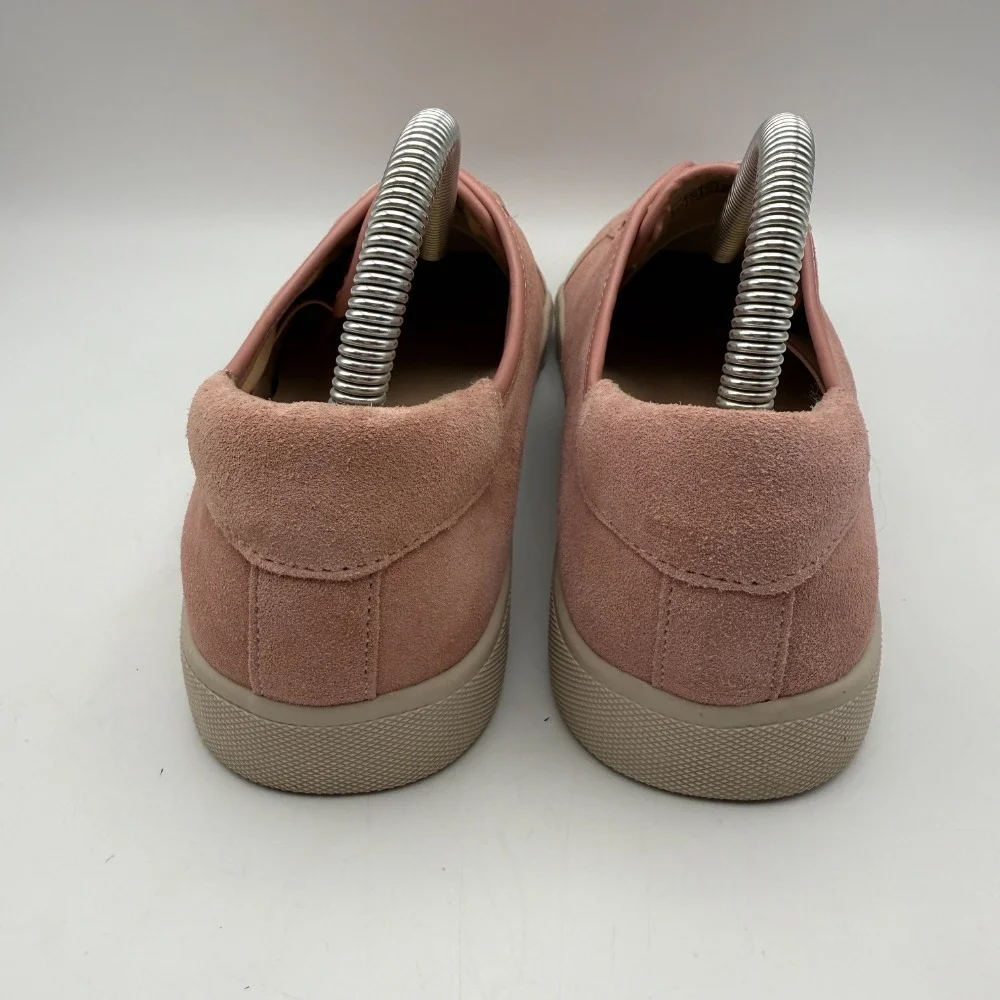 Vionic Jean Suede Sneakers‎ Orthopedic Pink Comfort Casual Shoes Size 8
